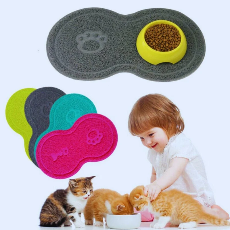 Hund katze Futter Matte Anti Rutsch silikon 2in1 Futterstation