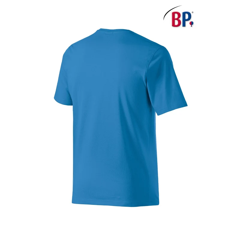 BP® T-Shirt für Sie & Ihn 1714 azurblau Stretch Shirt modern fit