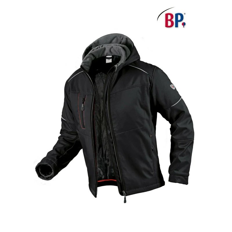 BP® Winter-Softshelljacke 1869 schwarz regular fit Herren Softshell Winterjacke