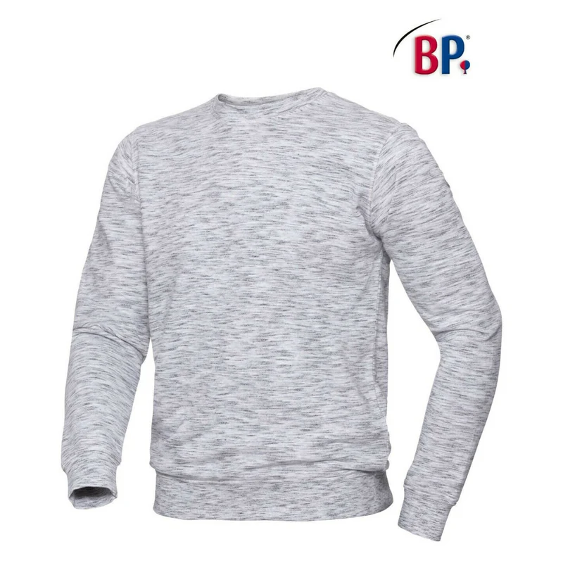 BP® Sweatshirt für Sie & Ihn 1720 space weiß unisex modern fit Shirt Sweater