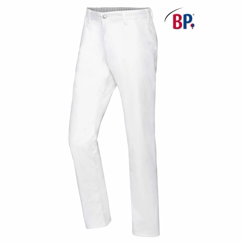 BP® STRETCH-Chinohose für Herren 1735 weiß Chino modern fit Arzthose