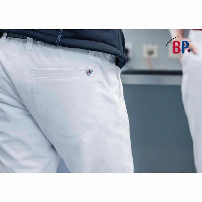 BP® STRETCH-Chinohose für Herren 1735 weiß Chino modern fit Arzthose