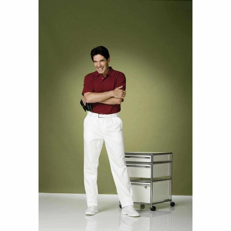 BP® STRETCH-Herrenhose 1359 weiß Hose Arzthose Pflegerhose Schützenhose