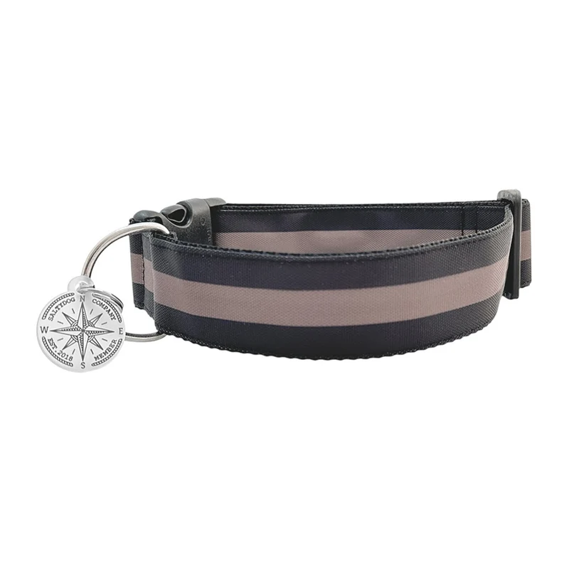 Hundehalsband Heritage Black-Taupe