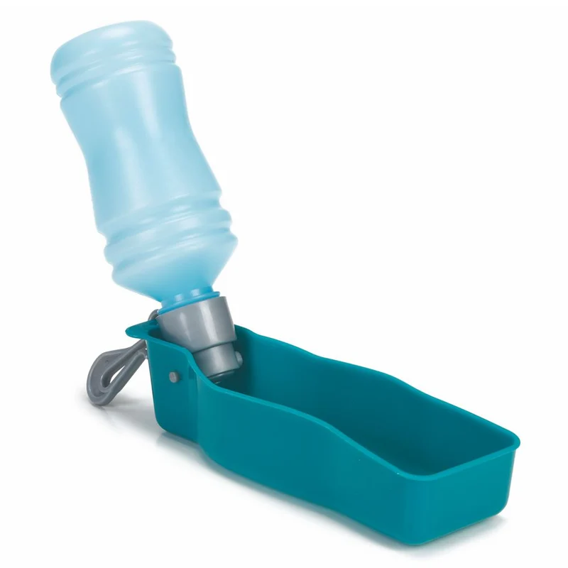Beeztees Reise-Wasserflasche - Wassernapf Reisenapf Trinkflasche unterwegs