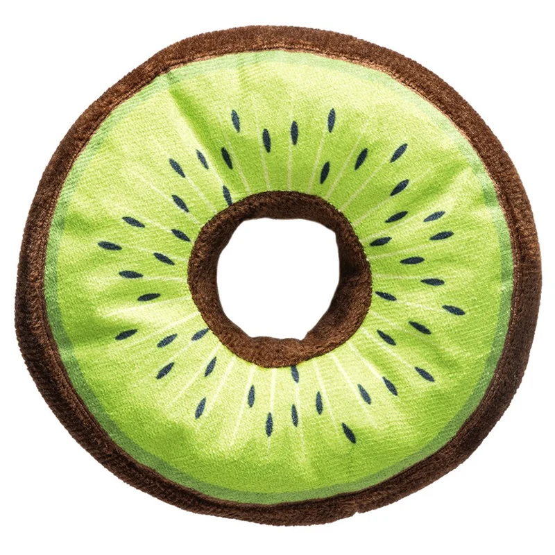 Beeztees Hundespielzeug FRUITY DONUTS - knistert quietscht - Apportierspielzeug