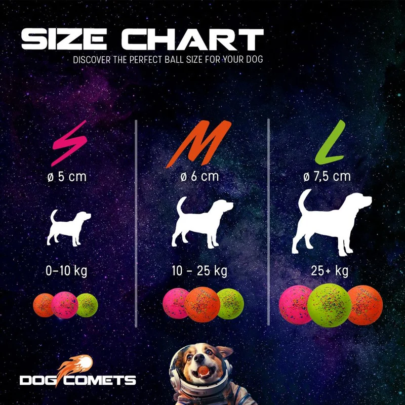 Dog Comets BALL LAUNCHER - Größe M - 48 cm lang - Ballschleuder Ballwerfer