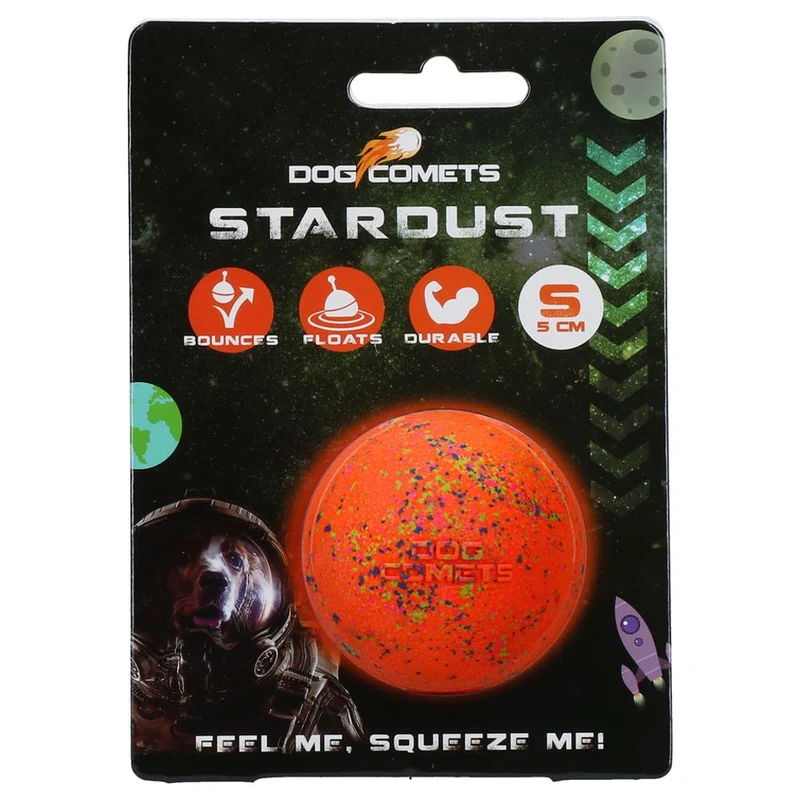 Dog Comets STARDUST BALL - S/M/L - Naturkautschuk-Ball - robust springt schwimmt