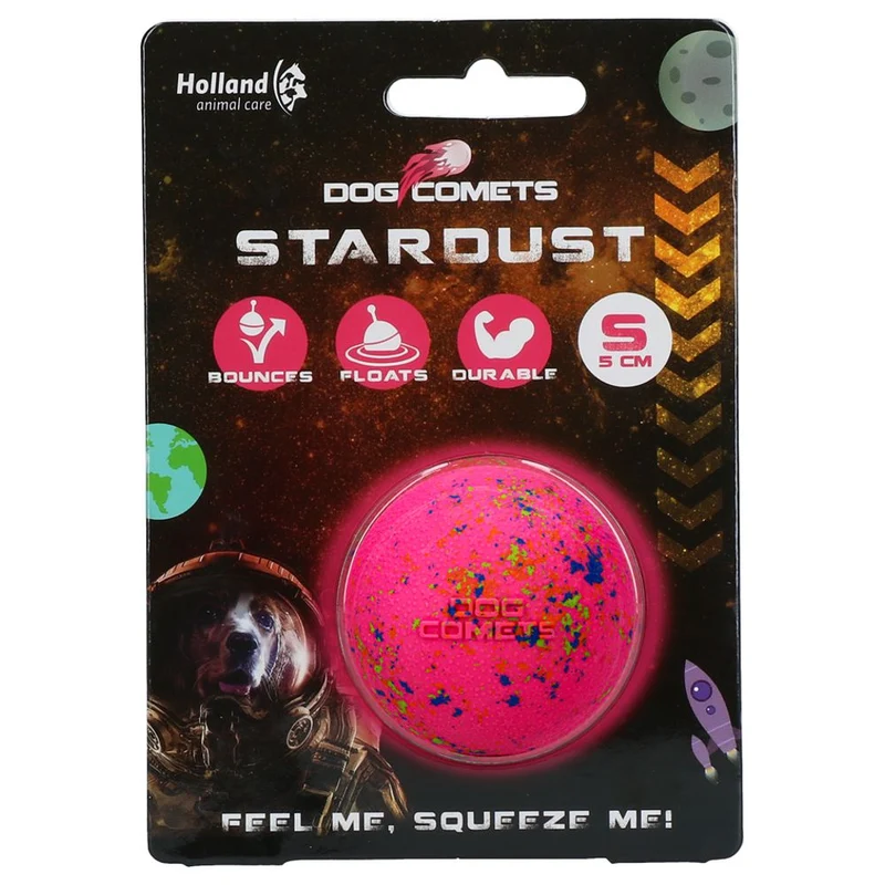Dog Comets STARDUST BALL - S/M/L - Naturkautschuk-Ball - robust springt schwimmt