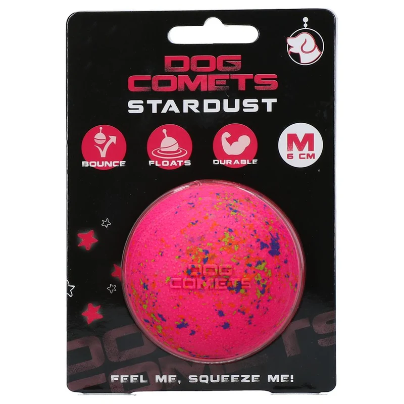 Dog Comets STARDUST BALL - S/M/L - Naturkautschuk-Ball - robust springt schwimmt