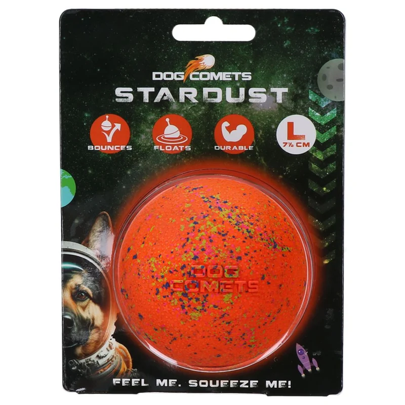 Dog Comets STARDUST BALL - S/M/L - Naturkautschuk-Ball - robust springt schwimmt
