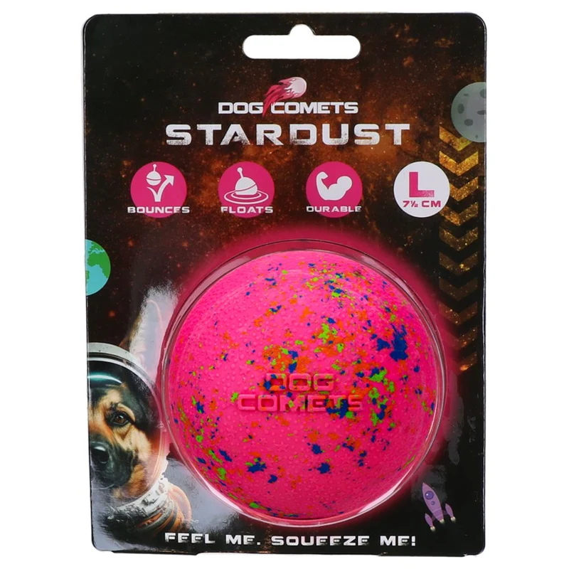 Dog Comets STARDUST BALL - S/M/L - Naturkautschuk-Ball - robust springt schwimmt