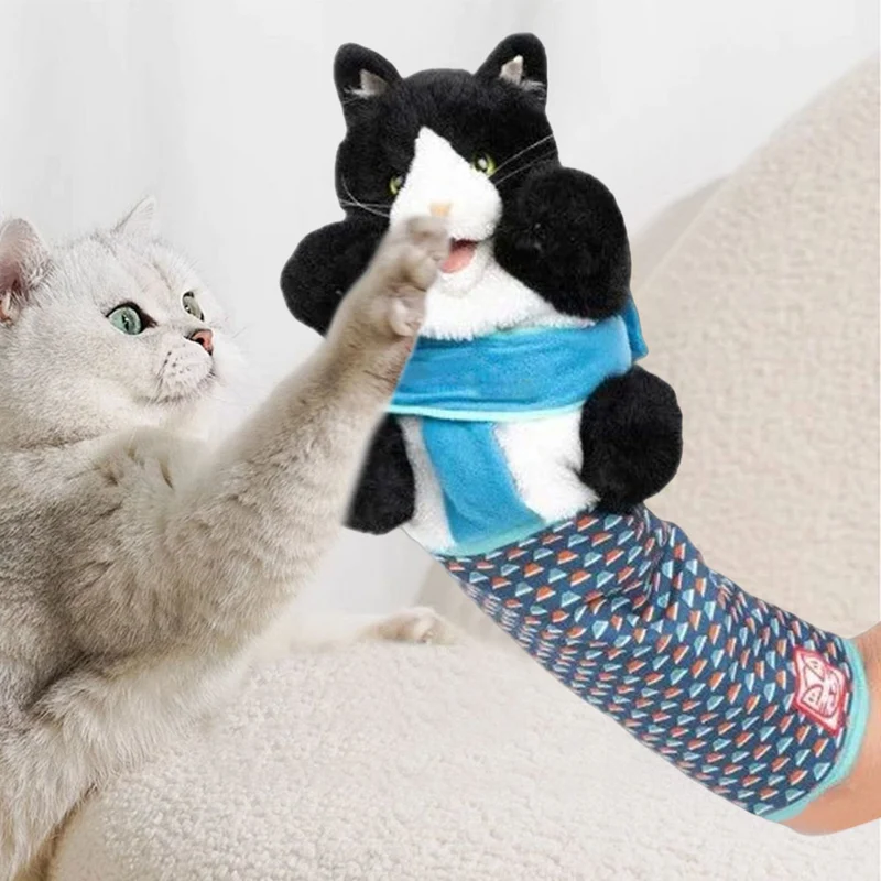 Spaßige Katzenwrestling Spielpuppe
