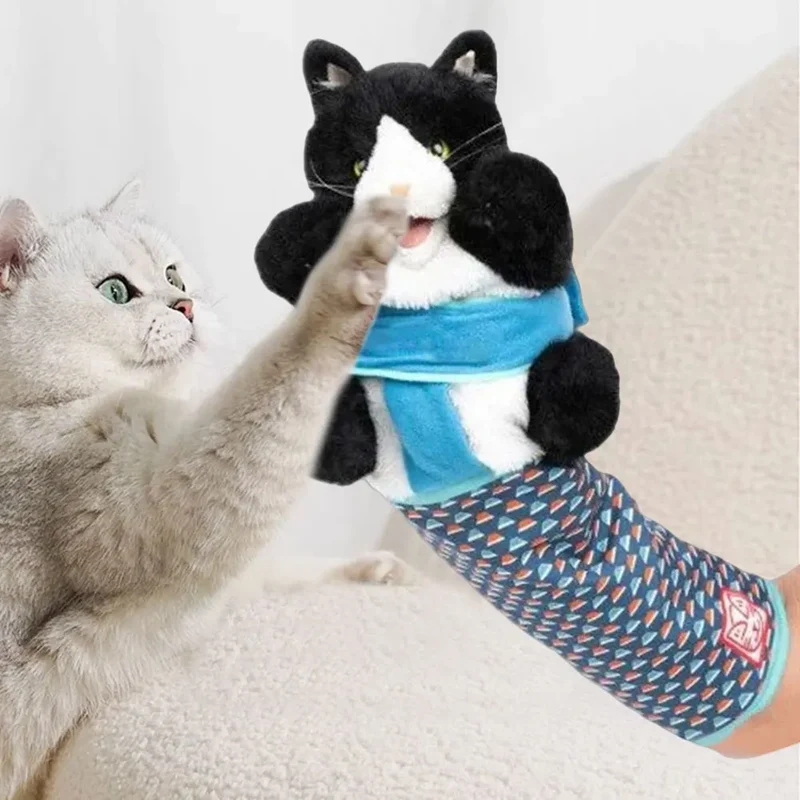 Spaßige Katzenwrestling Spielpuppe