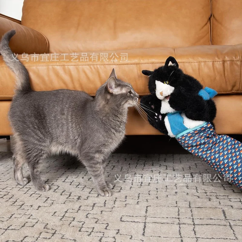Spaßige Katzenwrestling Spielpuppe