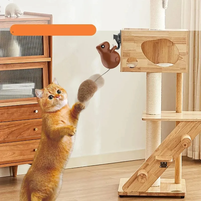 Eichhörnchenschwanz Katzenspielzeug