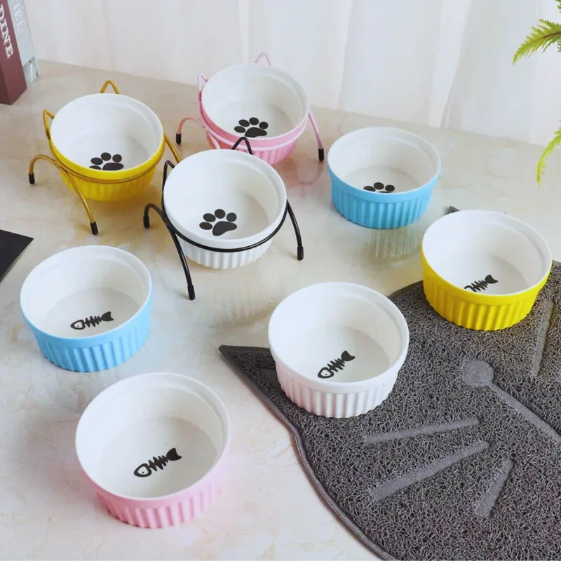 Erhöhter Hundefressnapf Im Stilvollen Design – Futter- und Wassernapf mit Ständer