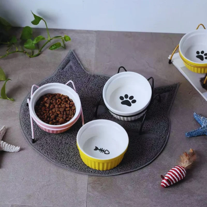 Erhöhter Hundefressnapf Im Stilvollen Design – Futter- und Wassernapf mit Ständer