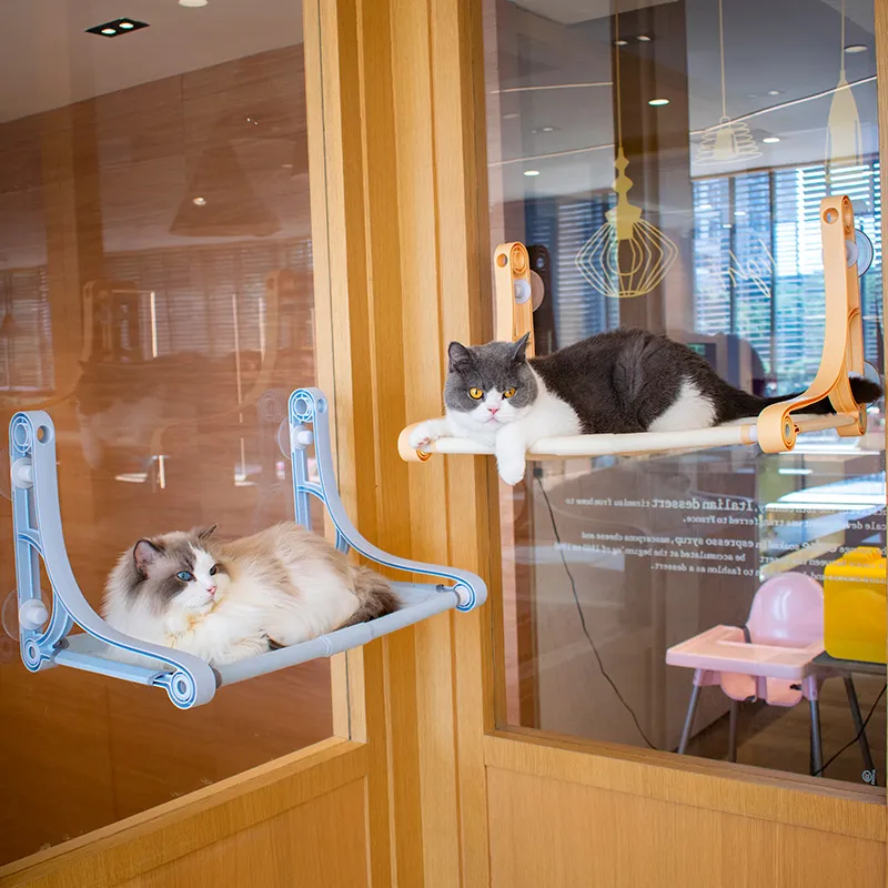 Katzenfensterbank mit Saugnäpfen – Bequeme Schlaf- und Ruhezone für Katzen