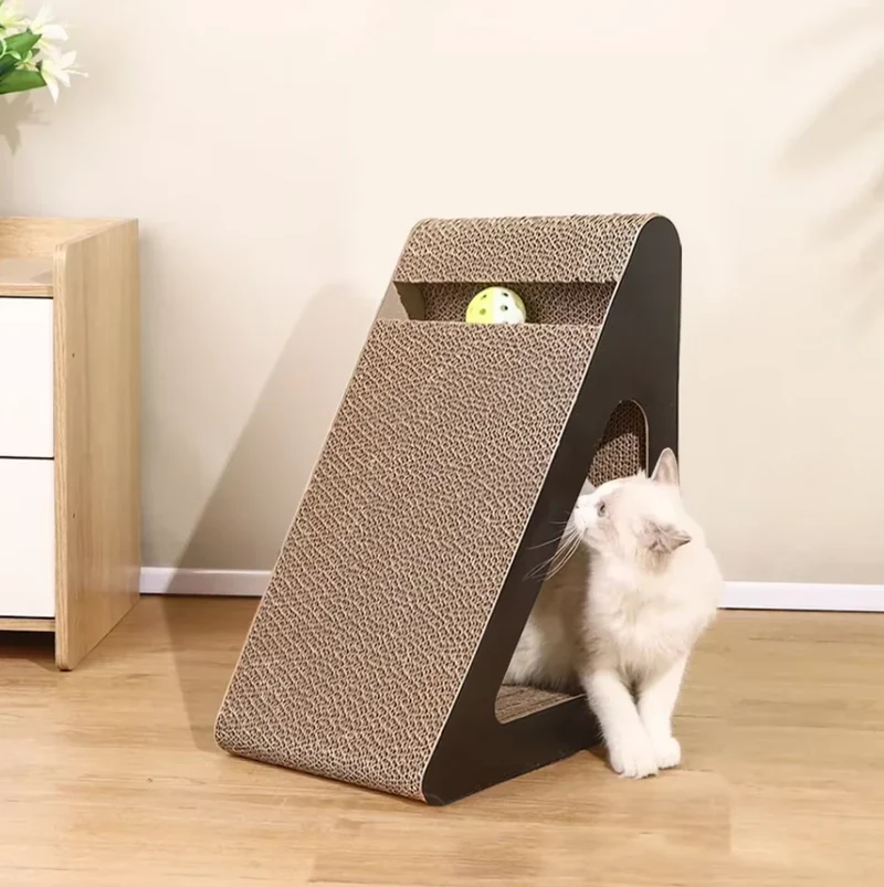 Katzenkratzwippe Im modernen Design – Sisal Kratzbrett für Krallenpflege