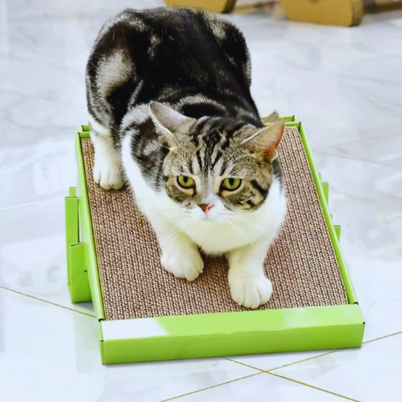 Kratzbrett für Katzen mit Ersatzpads Nachhaltiges Wellpappe Design
