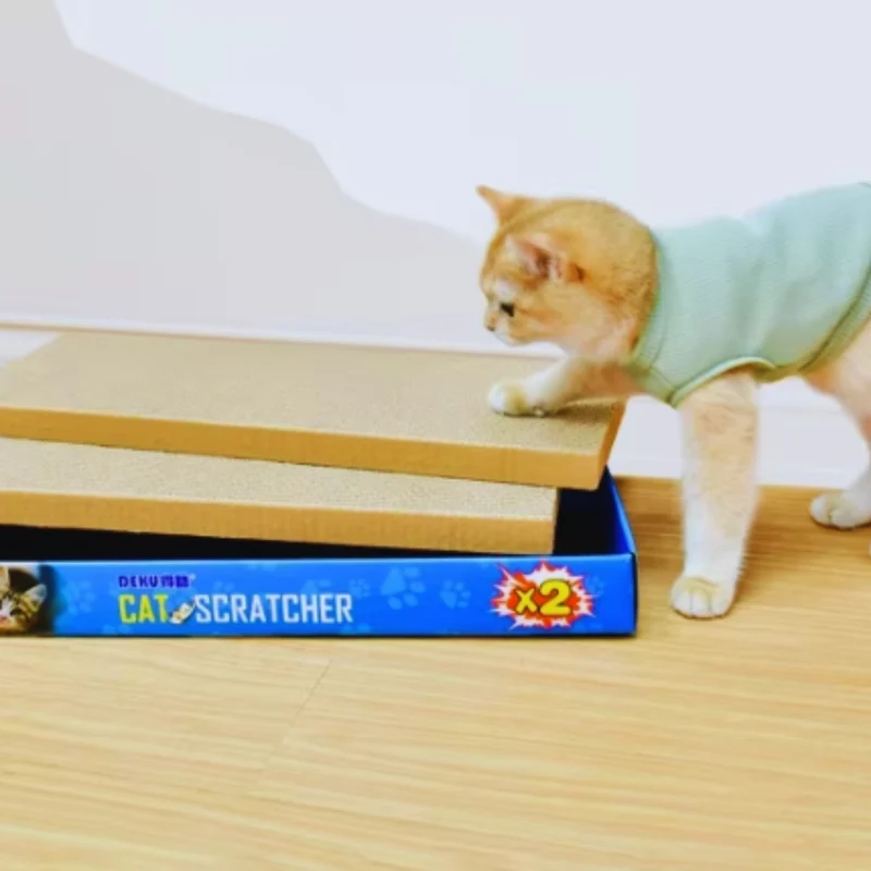 Kratzbrett für Katzen mit Ersatzpads Nachhaltiges Wellpappe Design