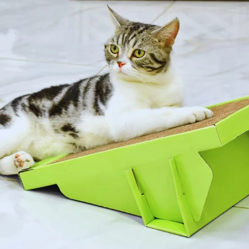 Kratzbrett für Katzen mit Ersatzpads Nachhaltiges Wellpappe Design