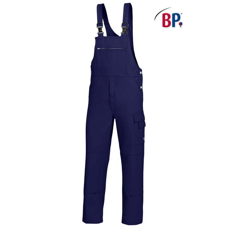 BP® Basic-Latzhose m. Kniepolstertasche 1482 dunkelblau regular fit Berufshose