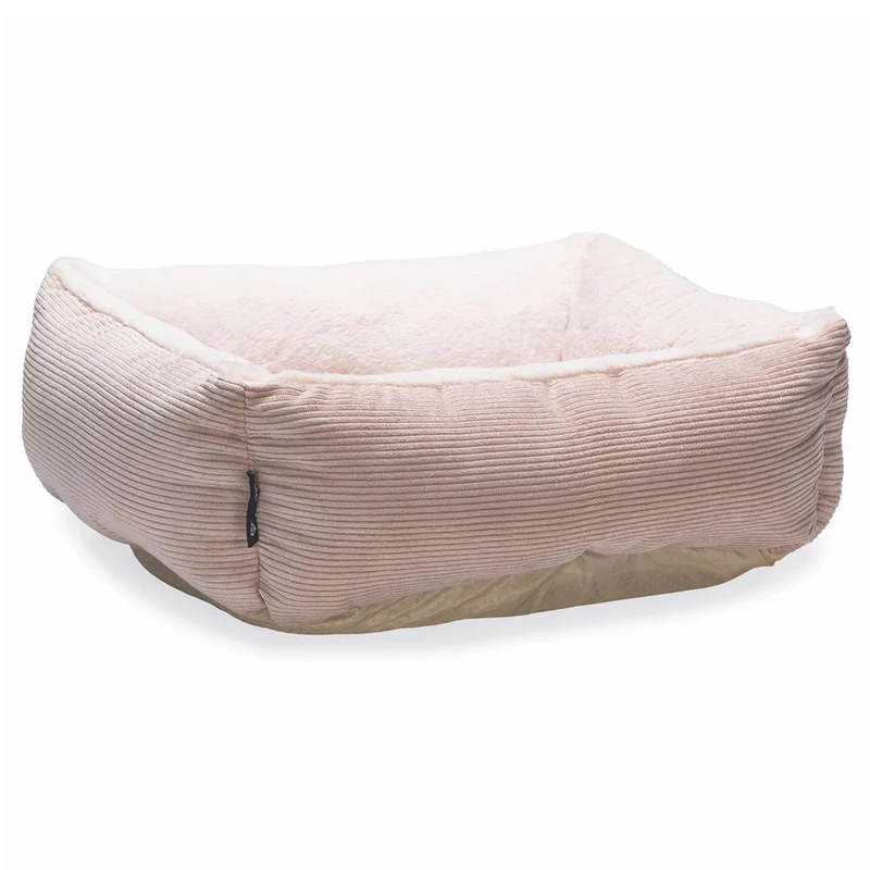 Beeztees Plüsch-Katzenbett MOZA - 48x37x15 cm - Schlafplatz Kuschelbett Katzen