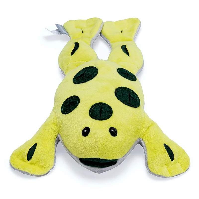 Beeztees Hide&Seek FROSCH - Snackspielzeug - Plüsch-Hundespielzeug Kuscheltier