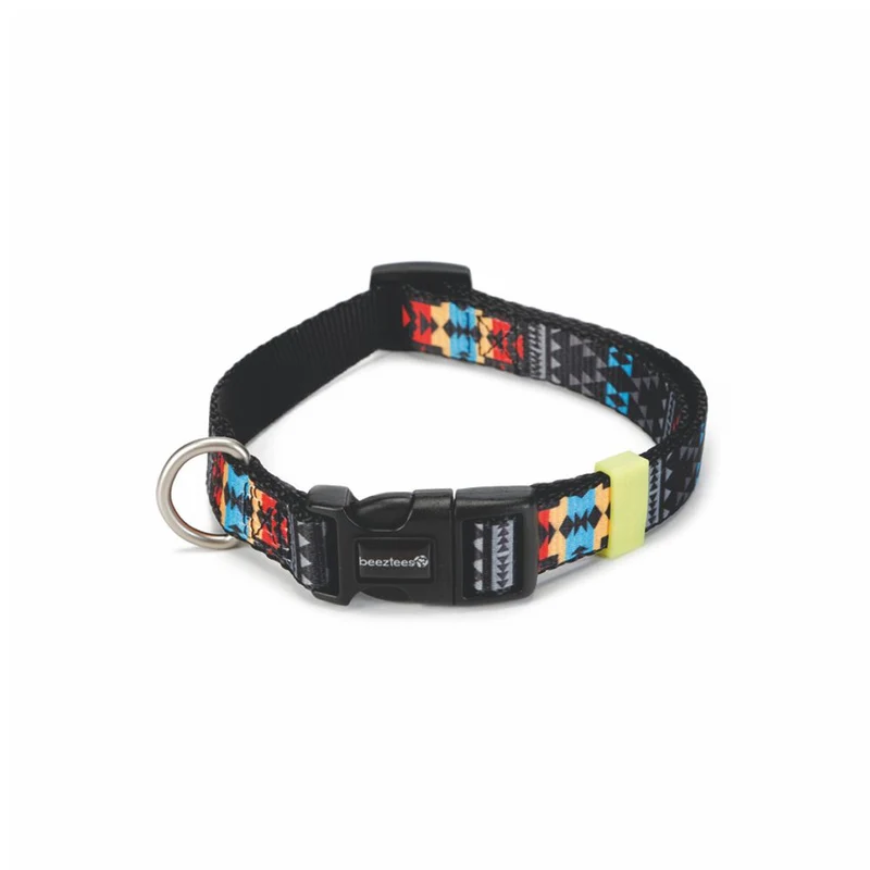 Beeztees Halsband MUCADI - XS/S/M/L - bunt - Nylon Hundehalsband Nylonhalsband