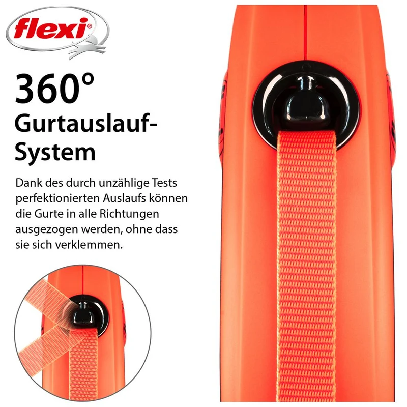 flexi XTREME XS/S/M/L - 3/5/8 m Gurt-Leine - Hundeleine Flexileine