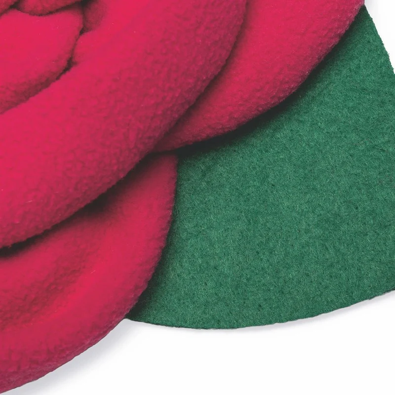 Beeztees Schnüffelmatte Rose - 40 cm - Schnüffelteppich Snackspielzeug Leckerli