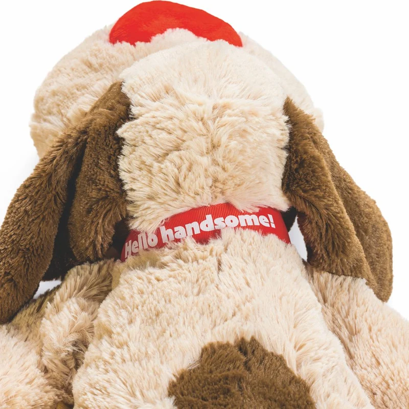 Beeztees Plüsch-Hundespielzeug KNUFFEL - 45 cm - XL Kuschelhunde Plüschspielzeug