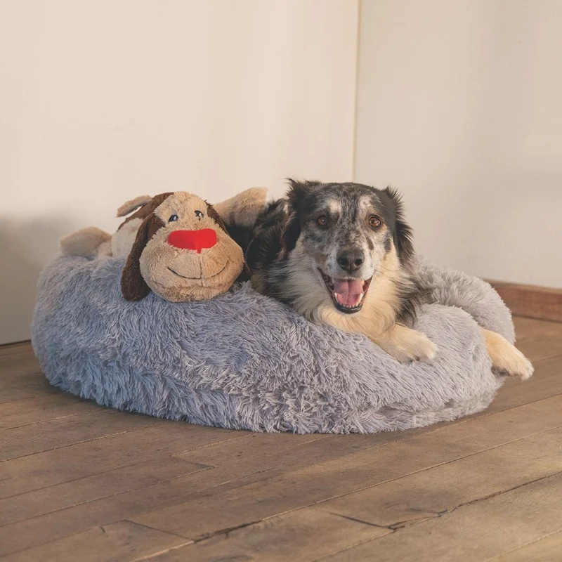 Beeztees Plüsch-Hundespielzeug KNUFFEL - 45 cm - XL Kuschelhunde Plüschspielzeug