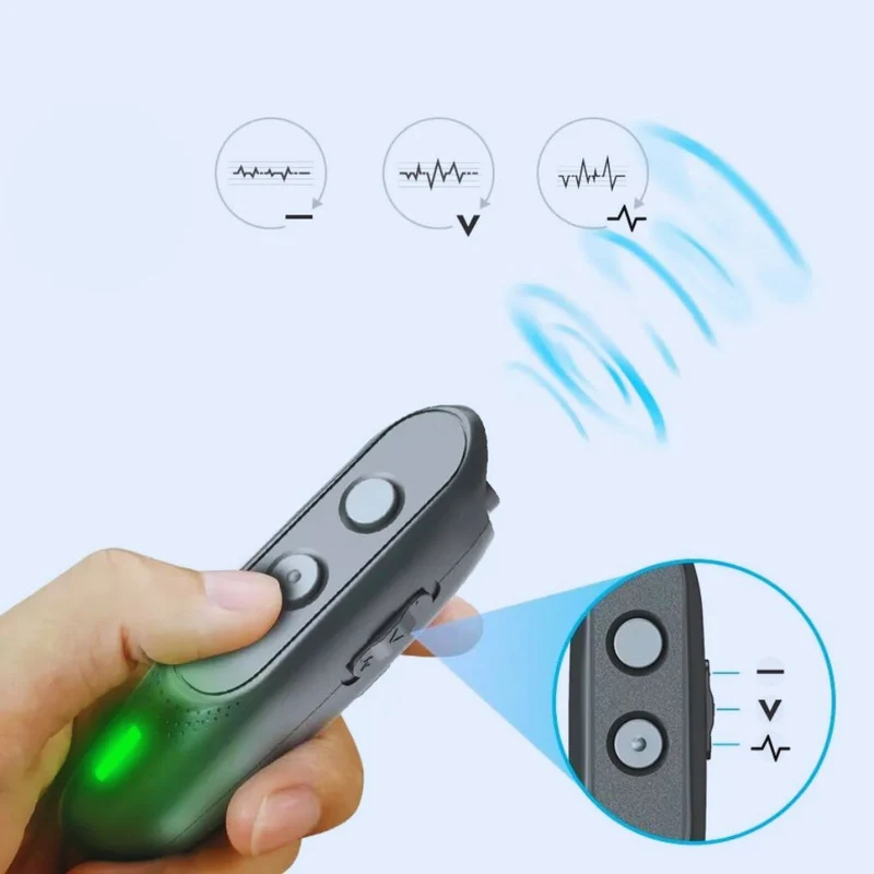 Hundetrainer mit Ultraschall und LED-Anzeige USB Aufladung