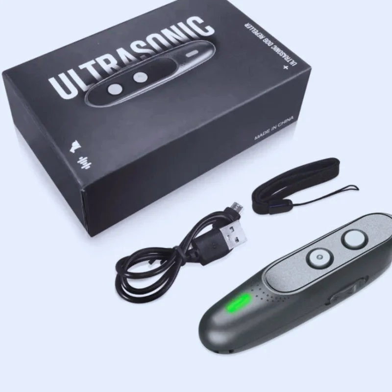 Hundetrainer mit Ultraschall und LED-Anzeige USB Aufladung