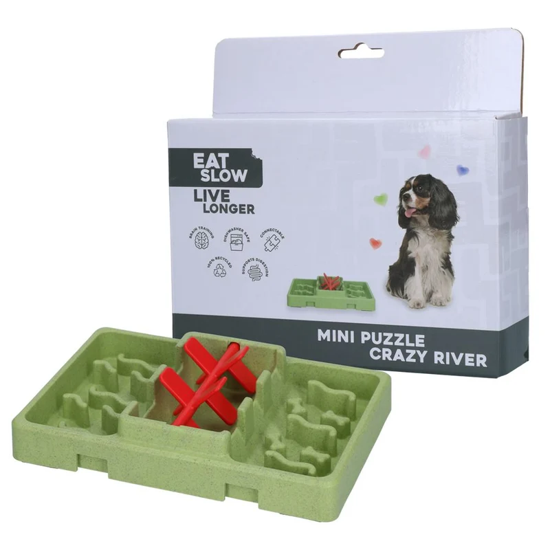EAT SLOW Intelligenzspielzeug MINI PUZZLE - Brettspiel Denkspiel Snackspielzeug