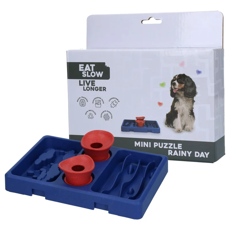 EAT SLOW Intelligenzspielzeug MINI PUZZLE - Brettspiel Denkspiel Snackspielzeug
