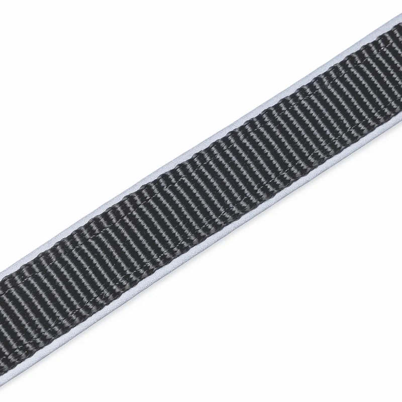 Beeztees Premium Sicherheitsleine PARINCA - Nylon schwarz - LED Hundeleine