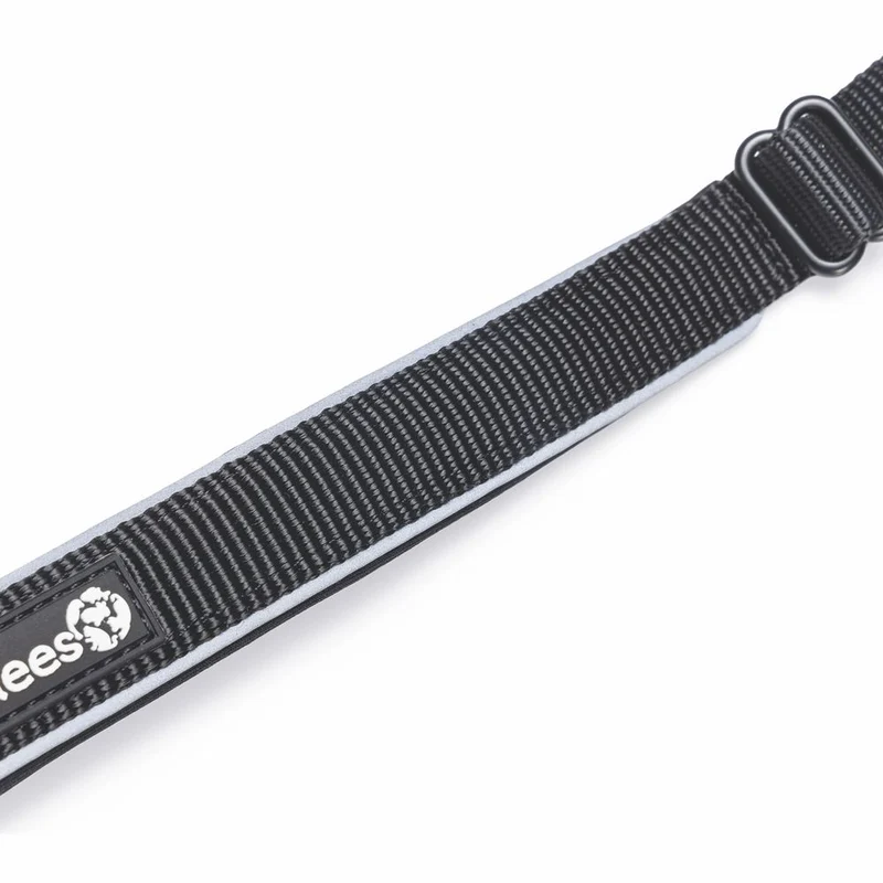 Beeztees Premium Sicherheitshalsband PARINCA - Nylon schwarz - LED Hundehalsband