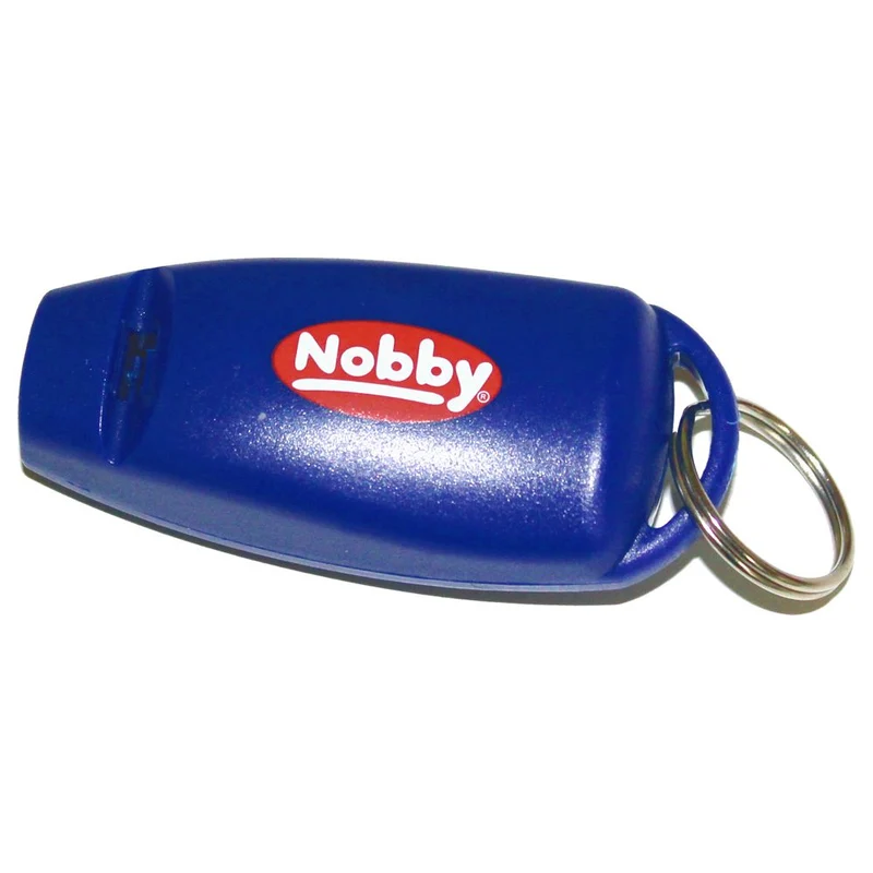 Nobby Clicker mit Pfeife - blau - Klicker für Training und Erziehung - Hunde