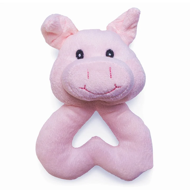 Karlie Plüsch-Welpenspielzeug PUPPY LOVE - Frosch Küken Kuh Schwein - für Hunde