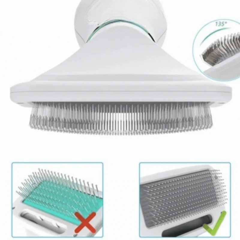 3-in-1 Multifunktionaler Haustierkamm – Haartrockner Kamm und Massager