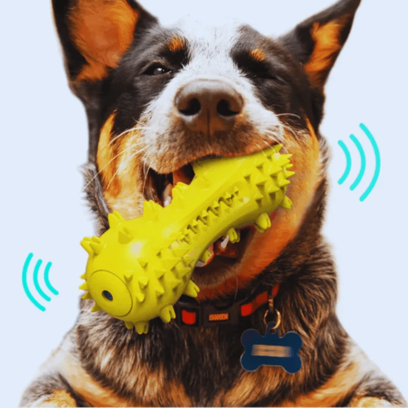 Geräuschaktiviertes Hundespielzeug – Spikes Kauspielzeug für Hunde