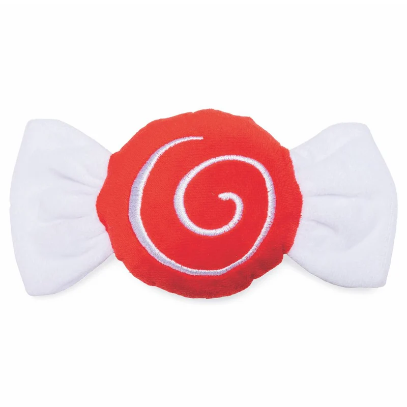 Beeztees XMAS Plüsch-Hundespielzeug Bonbon & Lutscher - Kuscheltier Plüschtier