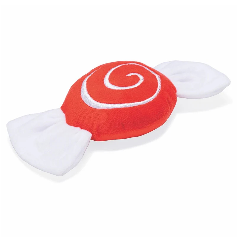 Beeztees XMAS Plüsch-Hundespielzeug Bonbon & Lutscher - Kuscheltier Plüschtier