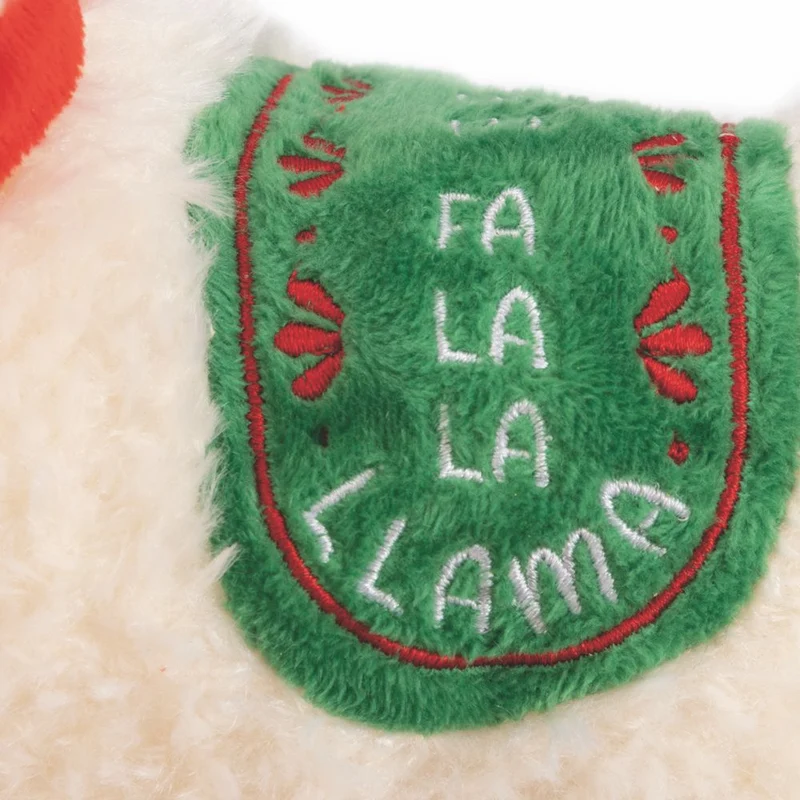 Beeztees XMAS Plüsch-Hundespielzeug Lama - 29 cm - Kuscheltier Plüschtier