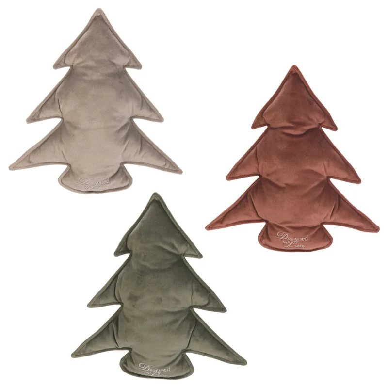 Designed by Lotte XMAS Hundespielzeug STERN & WEIHNACHTSBAUM - Samt - Kissen