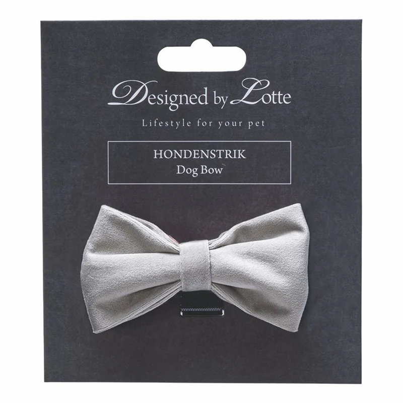 Designed by Lotte Hundeschleife ZAZA - Samt - Fliege für Halsband - Hund Katze